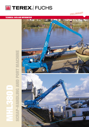 Anyagmozgató gépek Terex-Fuchs MHL 380 D