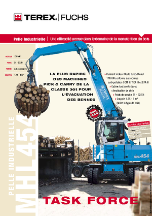Anyagmozgató gépek Terex-Fuchs MHL 454
