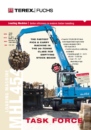 Anyagmozgató gépek Terex-Fuchs MHL 454
