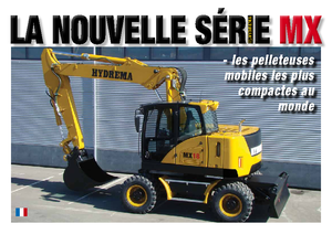 Gumikerekes kotrók Hydrema MX 16