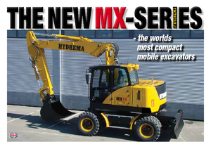 Gumikerekes kotrók Hydrema MX 16