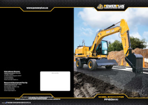Gumikerekes kotrók PowerPlus PP160W-XI
