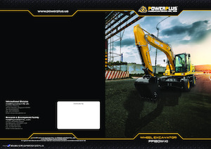 Gumikerekes kotrók PowerPlus PP180W-XI