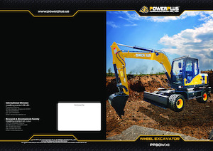 Gumikerekes kotrók PowerPlus PP80W-XI