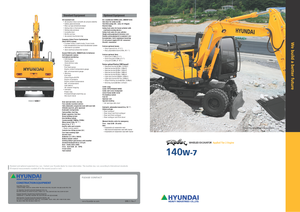 Gumikerekes kotrók Hyundai R 140 W 7