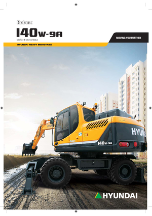 Gumikerekes kotrók Hyundai R 140 W 9 A