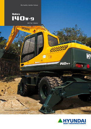 Gumikerekes kotrók Hyundai R 140 W 9