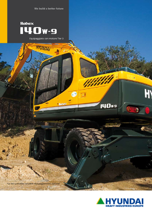 Gumikerekes kotrók Hyundai R 140 W 9
