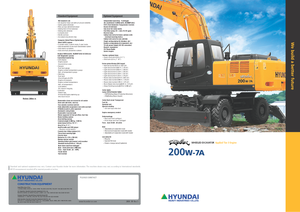Gumikerekes kotrók Hyundai R 200 W 7 A