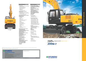 Gumikerekes kotrók Hyundai R 200 W 7