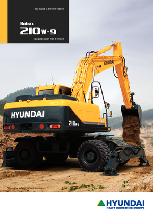 Gumikerekes kotrók Hyundai R 210 W 9 A