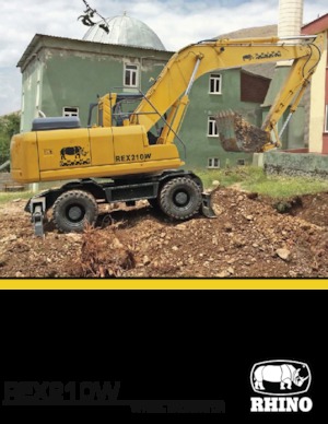 Lánctalpas kotrók RHINO REX210W