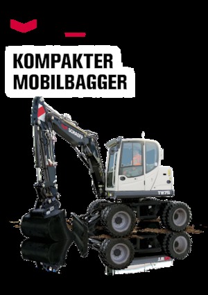 Gumikerekes kotrók Schaeff TW 75
