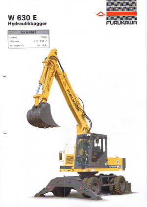 Gumikerekes kotrók Furukawa W 630 E