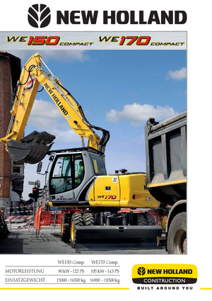 Gumikerekes kotrók New Holland WE 170 Compact