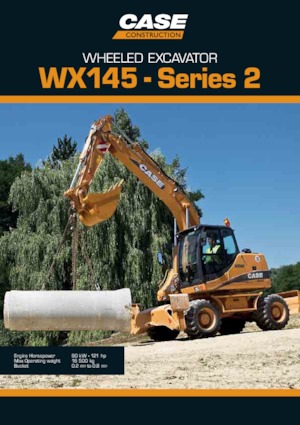 Gumikerekes kotrók Case WX145 S-3