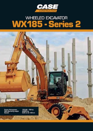 Gumikerekes kotrók Case WX185 S-2