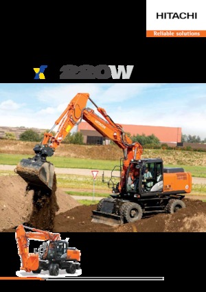 Lánctalpas kotrók Hitachi ZX220W-5B