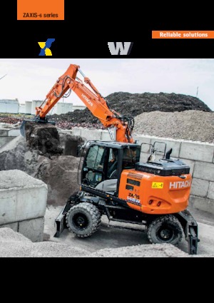 Gumikerekes kotrók Hitachi ZX145W-6