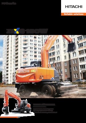 Gumikerekes kotrók Hitachi ZX190W-5A