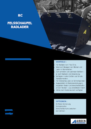 Homlokrakodó kanalak Arden L61RC