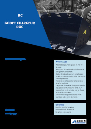 Homlokrakodó kanalak Arden L61RC