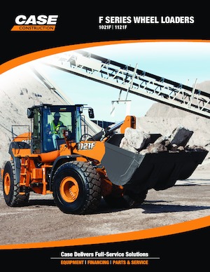 Gumikerekes homlokrakodók Case 1021 F