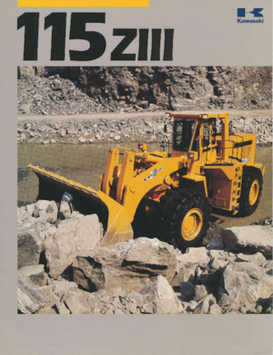Gumikerekes homlokrakodók Kawasaki 115Z III