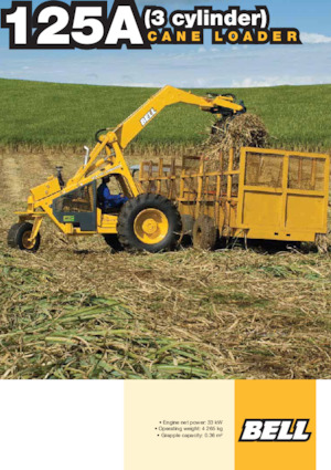 Gumikerekes homlokrakodók Bell 125 A 3 c