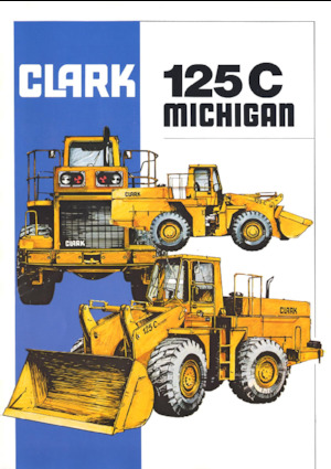 Gumikerekes homlokrakodók Clark Michigan 125C