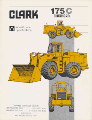 Gumikerekes homlokrakodók Clark Michigan 175C