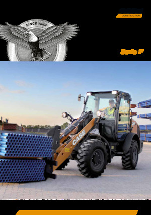 Gumikerekes homlokrakodók Case 221 F  