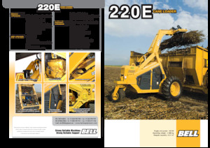 Gumikerekes homlokrakodók Bell 220 E