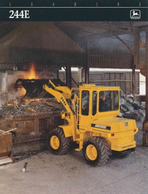 Gumikerekes homlokrakodók John Deere Construction 244 E