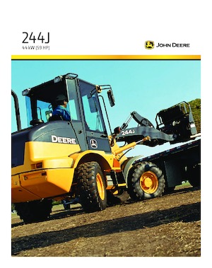 Gumikerekes homlokrakodók John Deere Construction 244 J