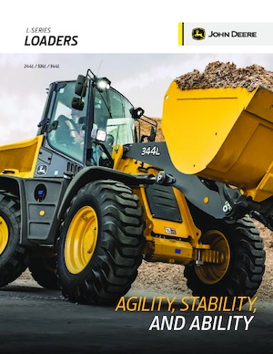 Gumikerekes homlokrakodók John Deere Construction 244L