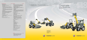 Gumikerekes homlokrakodók Kramer 350