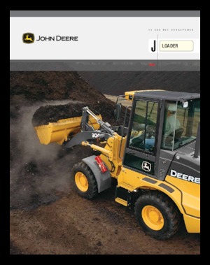Gumikerekes homlokrakodók John Deere Construction 304 J