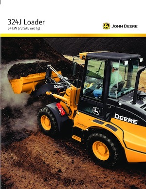 Gumikerekes homlokrakodók John Deere Construction 324 J
