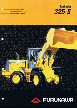 Gumikerekes homlokrakodók Furukawa 325 II