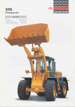 Gumikerekes homlokrakodók Furukawa 335