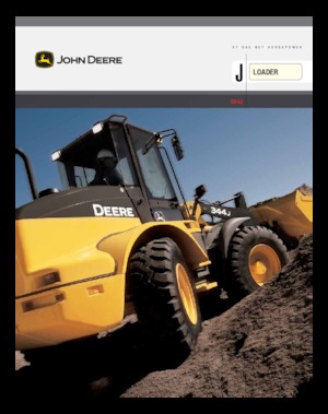 Gumikerekes homlokrakodók John Deere Construction 344 J