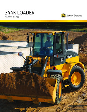 Gumikerekes homlokrakodók John Deere Construction 344 K