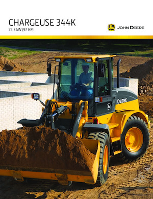 Gumikerekes homlokrakodók John Deere Construction 344 K
