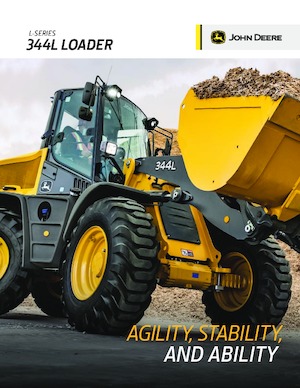 Gumikerekes homlokrakodók John Deere Construction 344L