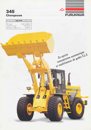 Gumikerekes homlokrakodók Furukawa 345