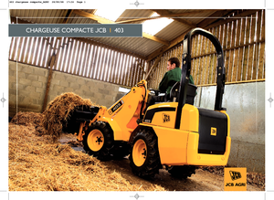 Gumikerekes homlokrakodók JCB 403