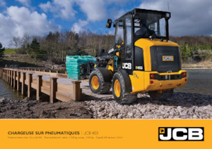 Gumikerekes homlokrakodók JCB 403