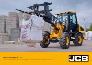 Gumikerekes homlokrakodók JCB 406