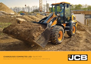 Gumikerekes homlokrakodók JCB 406